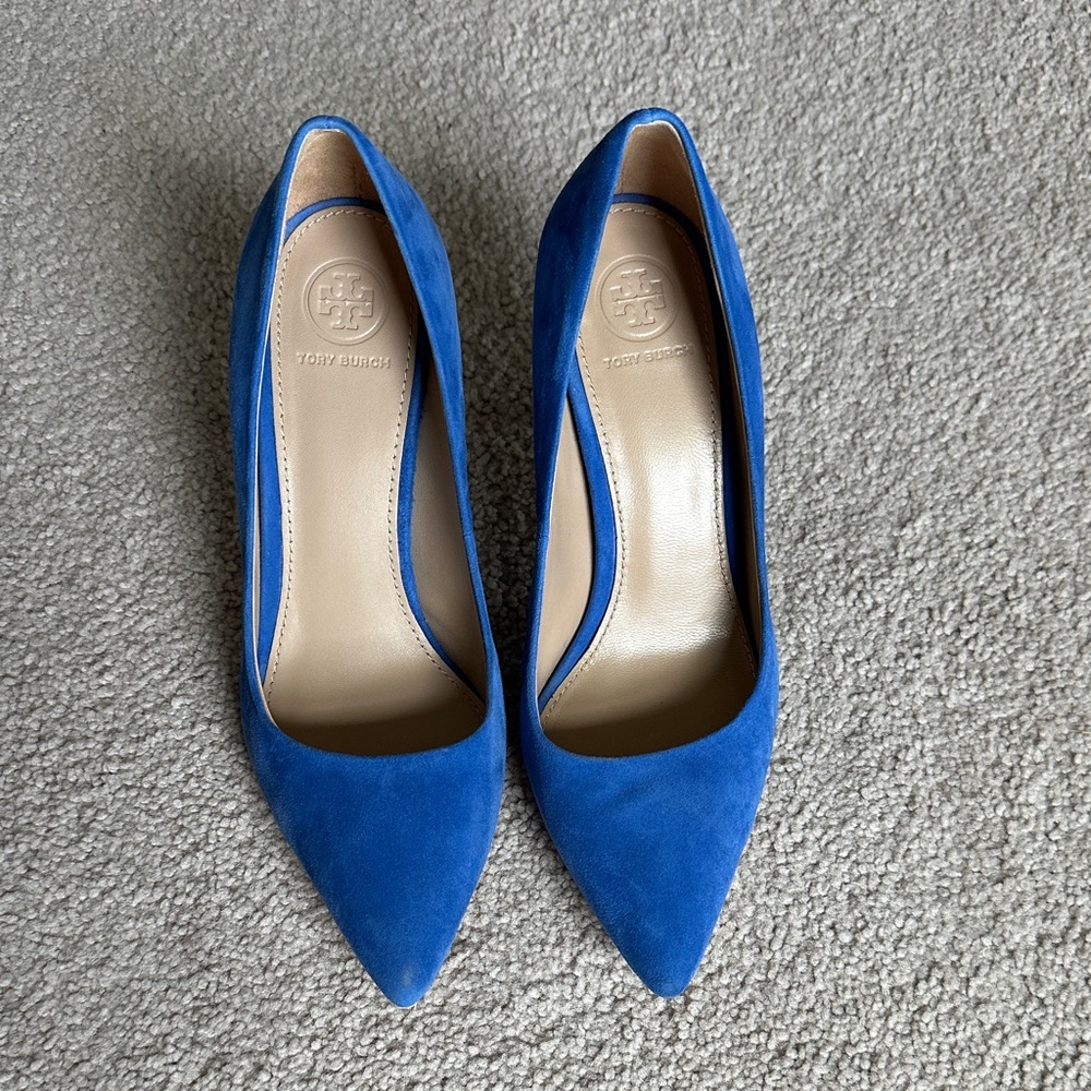 Tory Burch Vibrant Blue Pointed Heels